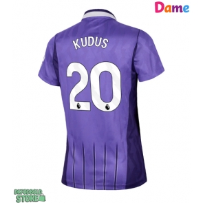 Tottenham Hotspur Mohammed Kudus #20 Replika Tredjetrøje Dame 2026-27 Kortærmet